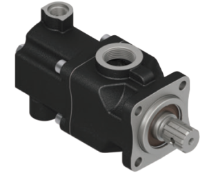 Pompa tłoczkowa prosta,dwustrumieniowa, ISO, wieloklinowy 250bar, 20+20, 26+26, 34+18, 26+14